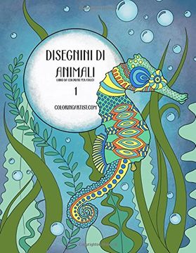 portada Disegnini di Animali Libro da Colorare per Adulti 1: Volume 1