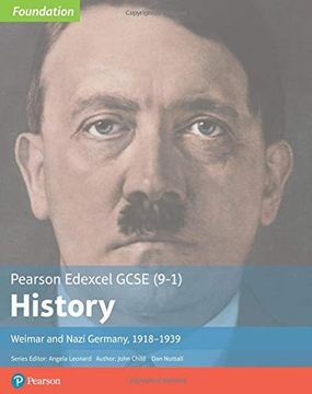 portada Edexcel Gcse (9-1) History Foundation Weimar and Nazi Germany, 1918-39 Student Book (Edexcel Gcse (9-1) Foundation History) (en Inglés)