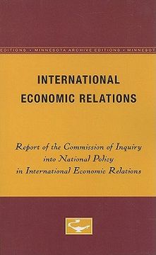 portada international economic relations (en Inglés)