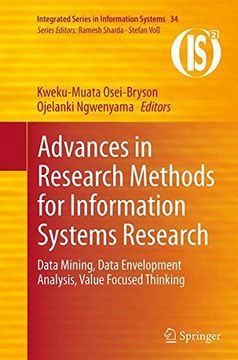 portada Advances in Research Methods for Information Systems Research: Data Mining, Data Envelopment Analysis, Value Focused Thinking (Integrated Series in Information Systems)