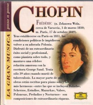 portada Frederic Chopin (Con cd)