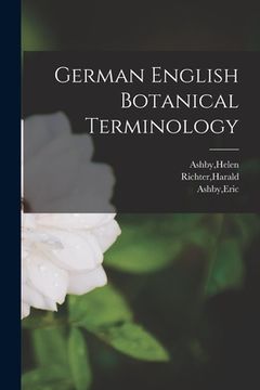 portada German English Botanical Terminology (in English)