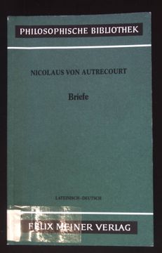 portada Briefe: Lateinisch-Deutsch. Philosophische Bibliothek; Bd. 413 (en Alemán)