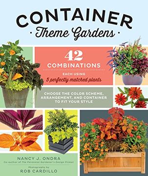 portada Container Theme Gardens: 42 Combinations, Each Using 5 Perfectly Matched Plants
