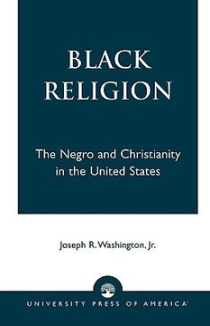portada black religion: the negro and christianity in the united states (en Inglés)