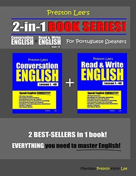 portada Preston Lee’S 2-In-1 Book Series! Conversation English & Read & Write English Lesson 1 – 40 for Portuguese Speakers (en Inglés)