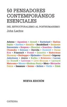 portada Cincuenta Pensadores Contemporáneos Esenciales: Del Estructuralismo al Posthumanismo (Teorema. Serie Mayor)