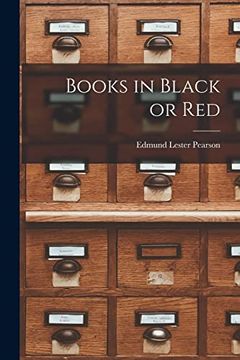 portada Books in Black or red (en Inglés)