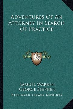 portada adventures of an attorney in search of practice