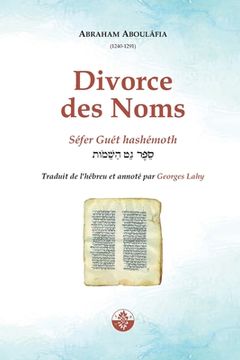 portada Divorce des Noms: Guét hashémoth (en Francés)