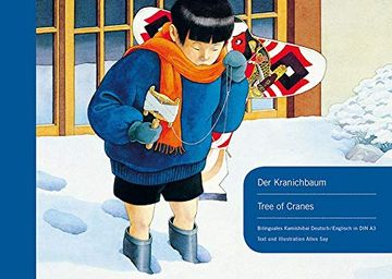 portada Der Kranichbaum: Mein Erstes Weihnachtsfest - din a3 Kamishibai - Bilingual Deutsch-Englisch