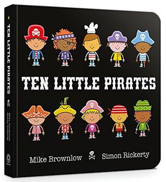 portada Ten Little Pirates: Board Book