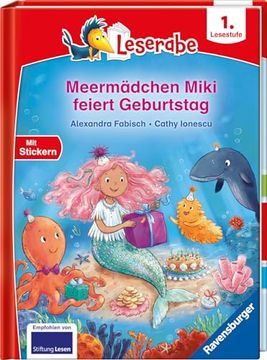 portada Meerm? Dchen Miki Feiert Geburtstag - Lesen Lernen mit dem Leseraben - Erstlesebuch - Kinderbuch ab 6 Jahren - Lesenlernen 1. Klasse M? Dchen und Jungen (Leserabe 1. Klasse)