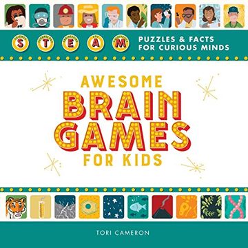 portada Awesome Brain Games for Kids: Steam Puzzles and Facts for Curious Minds (in English)
