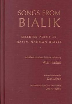 portada songs from bialik: selected poems of hayim nahman bialik (en Inglés)