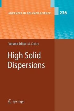 portada high solid dispersions (en Inglés)