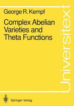 portada complex abelian varieties and theta functions (en Inglés)