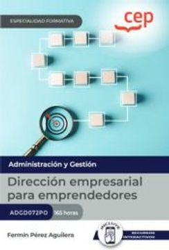 portada (Adgd072Po) Manual Direccion Empresarial Para Emprendedores. Espe Cialidades Formativas