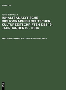 portada Westermanns Monatshefte (1856-1880 [-1986]) (en Alemán)
