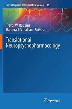 portada Translational Neuropsychopharmacology (in English)