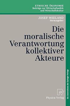 portada die moralische verantwortung kollektiver akteure (in German)