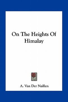 portada on the heights of himalay (in English)