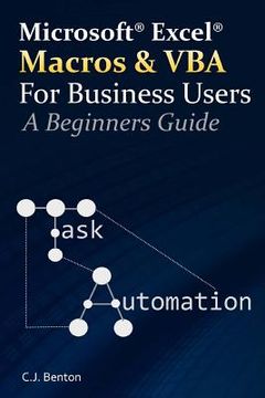portada Excel Macros & VBA For Business Users - A Beginners Guide (en Inglés)