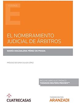 portada El Nombramiento Judicial de Árbitros (Papel + E-Book) (Monografía) (in Spanish)