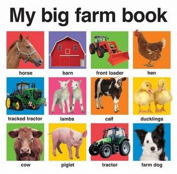 portada My big Farm Book: My big Books (my big Board Books) (en Inglés)