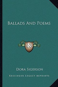 portada ballads and poems (in English)