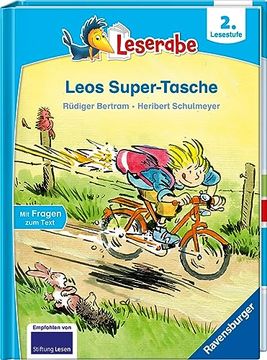 portada Leos Super-Tasche - Lesen Lernen mit dem Leserabe - Erstlesebuch - Kinderbuch ab 7 Jahre - Lesen Lernen 2. Klasse (Leserabe 2. Klasse)