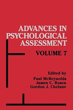portada Advances in Psychological Assessment: Volume 7