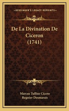 portada De La Divination De Ciceron (1741) (en Francés)
