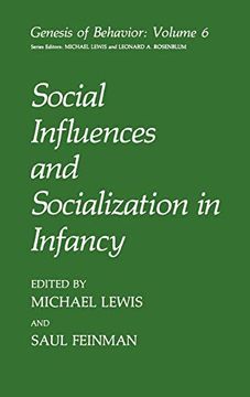 portada Social Influences and Socialization in Infancy (en Inglés)