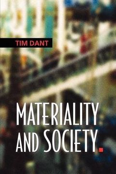 portada Materiality and Society (en Inglés)