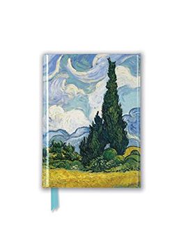 portada Vincent van Gogh: Wheat Field With Cypresses (Foiled Pocket Journal) (Flame Tree Pocket Books) (en Inglés)