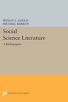 portada Social Science Literature: A Bibliography for International law (Princeton Legacy Library) (en Inglés)