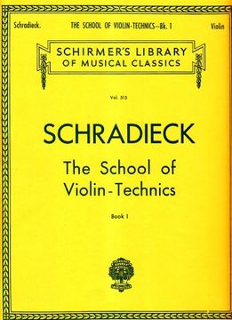 portada Henry Schradieck - School of Violin Technics - Book 1: Book 1, Exercises for Promoting Dexterity (in English)