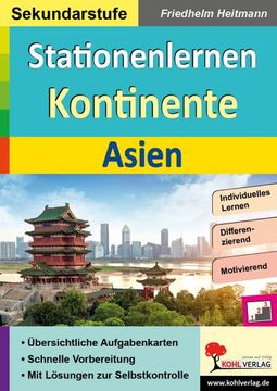 portada Stationenlernen Kontinente / Asien (en Alemán)