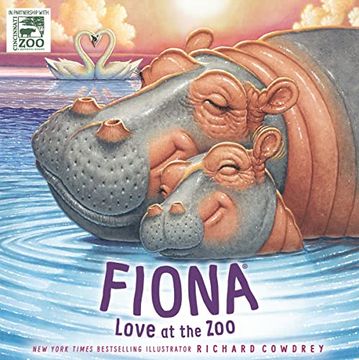 portada Fiona, Love at the zoo (a Fiona the Hippo Book) (en Inglés)
