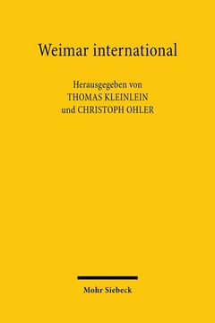 portada Weimar International: Kontext Und Rezeption Der Verfassung Von 1919 (en Alemán)