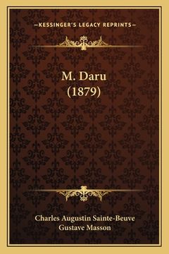 portada M. Daru (1879) (in French)