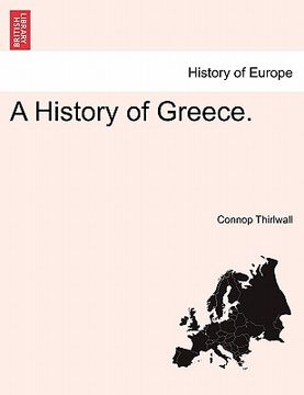 portada a history of greece. vol. ii, new edition (en Inglés)