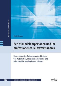 portada Berufskundelehrpersonen und ihr Professionelles Selbstverständnis (en Alemán)