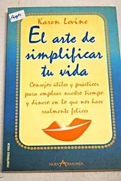portada El Arte de Simplificar tu Vida (in Spanish)