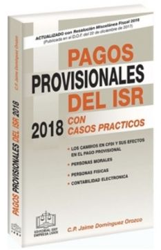 portada PAGOS PROVISIONALES DEL ISR 2018