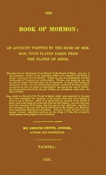 portada Book of Mormon 1830 Replica: Cumorah Facsimile Edition