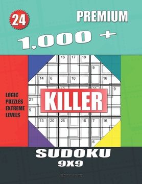 portada 1,000 + Premium sudoku killer 9x9: Logic puzzles extreme levels (en Inglés)
