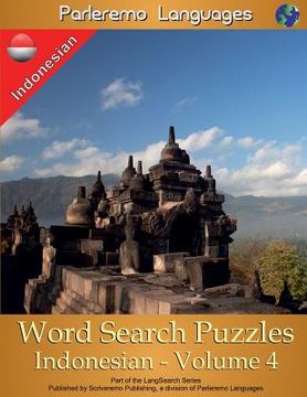 portada Parleremo Languages Word Search Puzzles Indonesian - Volume 4 (in Indonesio)