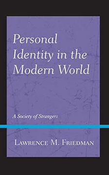 portada Personal Identity in the Modern World: A Society of Strangers